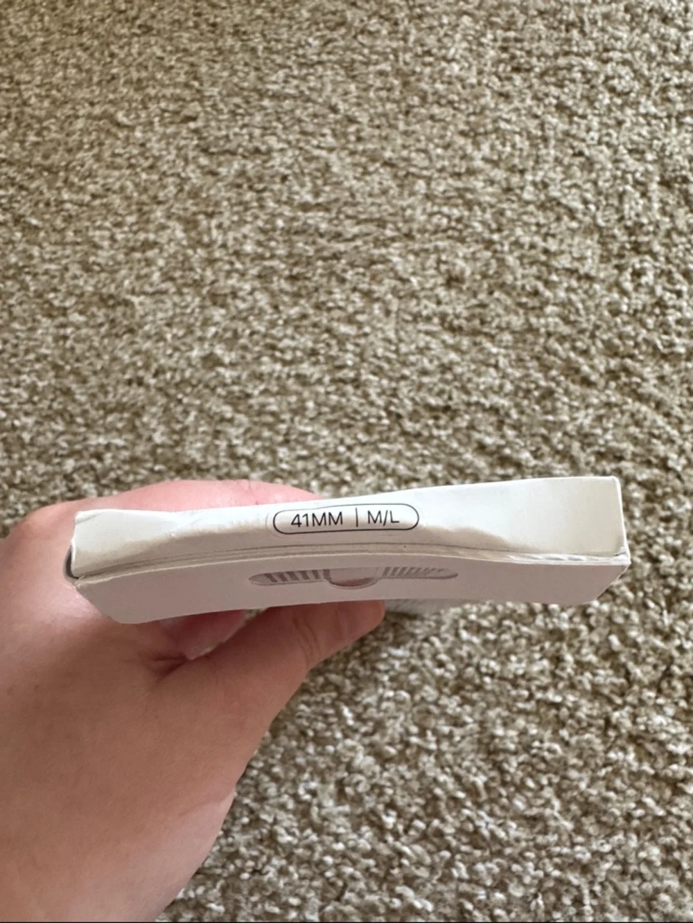 New never opened - Apple Watch Silicone Sport Band - starlight